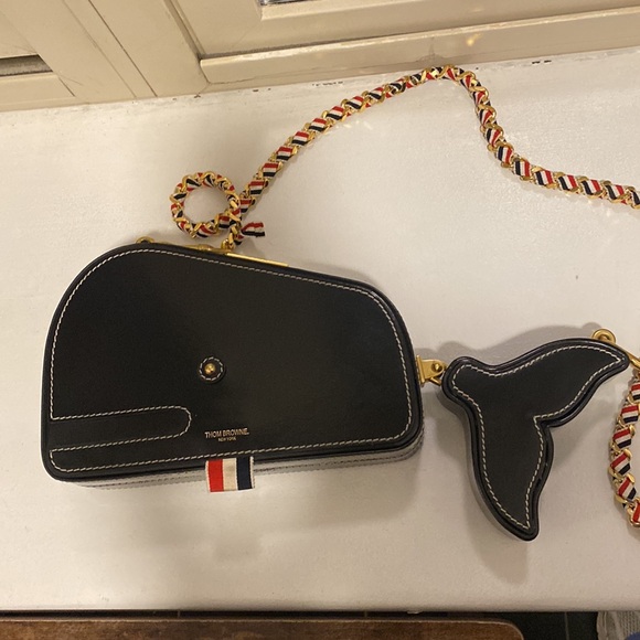 Thom Browne chain strap whale bag - Picture 2 of 5